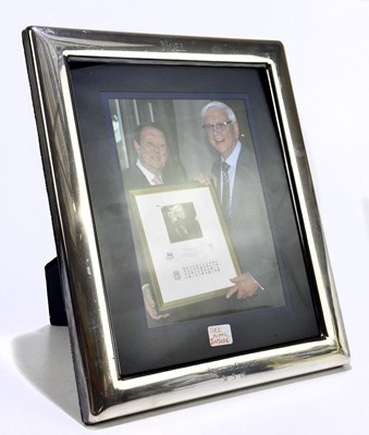 Lot 198 - An Elizabeth II hallmarked silver photograph...