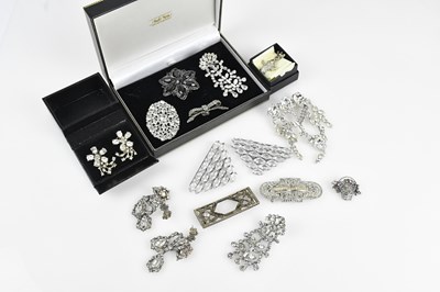 Lot 256 - CHRISTIAN DIOR BY MICHELE MEYER; a silver tone...