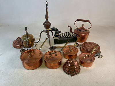 Lot 317 - A quantity of brass and copper, to include a...