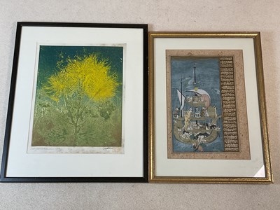 Lot 507 - An Indian gouache depicting Noah's Arc, 31 x...