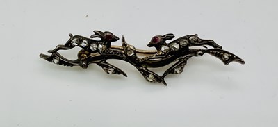 Lot 761 - A 19th century yellow and white metal diamond...