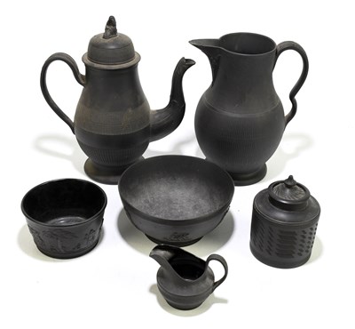 Lot 564 - A late 18th/early 19th century black basalt...