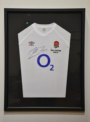 Lot 13 - RUGBY UNION; a Legends 2025 shirt signed by...