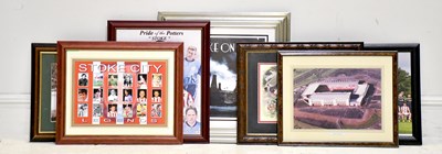 Lot 16 - STOKE CITY; a collection of five assorted...