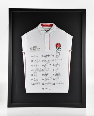 Lot 11 - RUGBY UNION; an England Rugby 2003 World Cup...