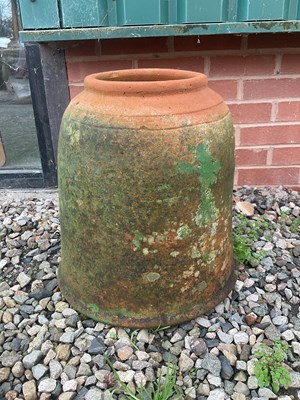 Lot 855 - A terracotta rhubarb forcer, height 42cm.