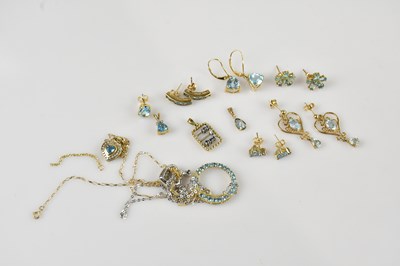 Lot 2170 - A collection of yellow metal and 9ct yellow...