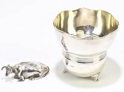 Lot 2584 - BROOK & SONS; a George VI hallmarked silver...