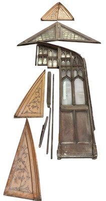 Lot 12 - A late Victorian Aesthetic Movement Gothic...