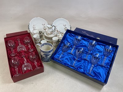 Lot 388 - A Victorian part teaset, together with a...