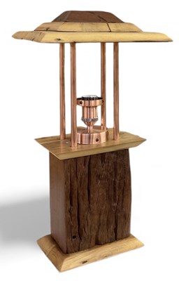 Lot 165 - A modern hand crafted reclaimed lantern type...