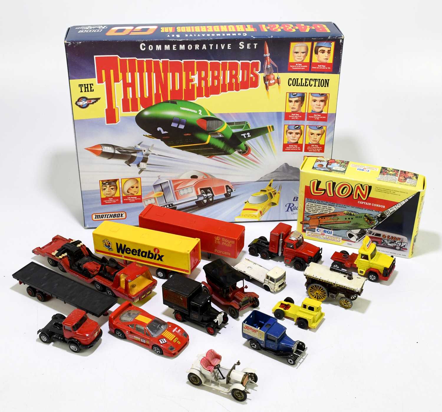 Lot 188 - MATCHBOX; Thunderbirds commemorative set, with...