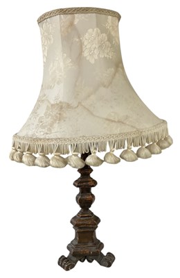 Lot 162 - An 18th/19th century carved and turned wooden...