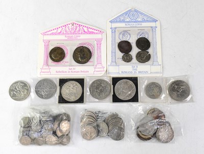 Lot 938 - A quantity of mixed British coinage to include...