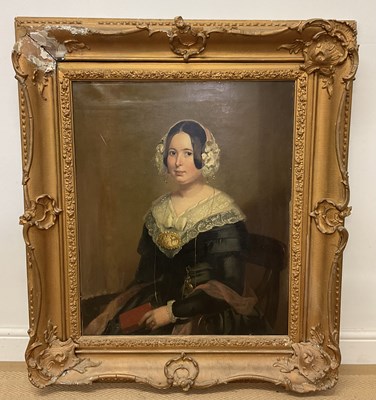Lot 489 - 19TH CENTURY ENGLISH SCHOOL; oil on canvas,...