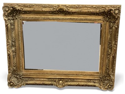Lot 79 - A large modern rectangular gilt framed...