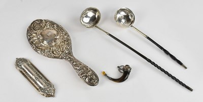 Lot 336 - A 19th century white metal Scottish...
