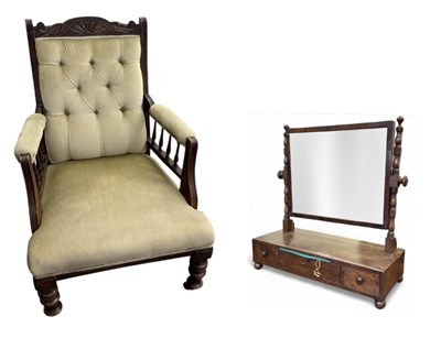 Lot 117 - A late 19th century mahogany three drawer...