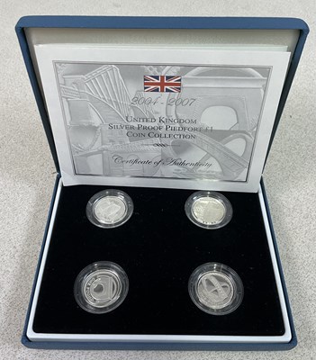 Lot 545 - ROYAL MINT; a 2004-2007 United Kingdom silver...