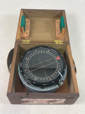 Lot 82 - A wooden cased Type P4A WWII period RAF...