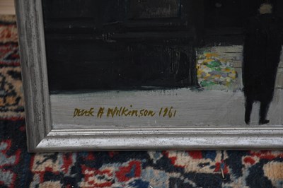 Lot 459 - DEREK WILKINSON (1929-2001); oil on board,...