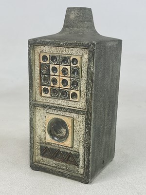 Lot 343 - TROIKA; a rectangular sectioned lamp base,...