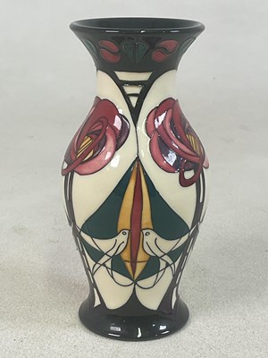 Lot 348 - MOORCROFT; a contemporary Mackintosh inspired...