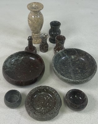 Lot 39 - A group of Cornish serpentine, comprising...