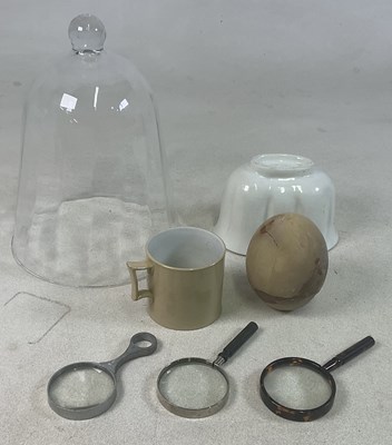 Lot 42 - A Copeland cream glazed fish mould, width 19cm,...