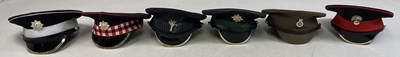 Lot 93 - Five caps from the Guards Regiments, to...