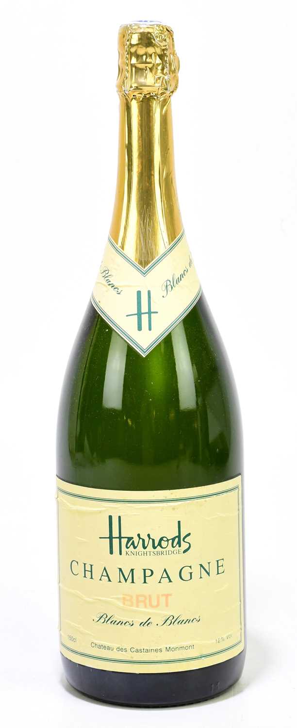 Lot 489 - CHAMPAGNE; a magnum bottle of Harrods...