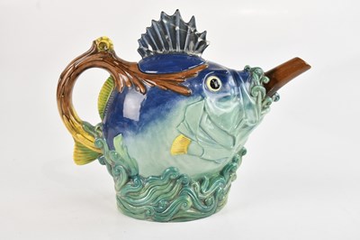 Lot 1203 - MINTON; an Archive Collection fish teapot,...