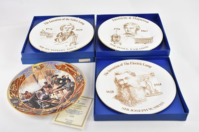 Lot 1224 - ROYAL DOULTON; a commemorative plate, 'Nelson...