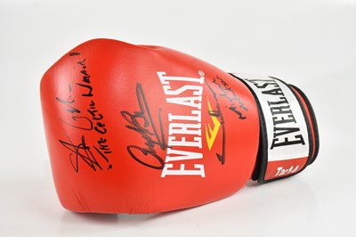 Lot 22 - An Everlast glove signed by Nigel Benn, Steve...