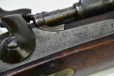 Lot 583 - An Enfield 1864 pattern three-band rifle,...