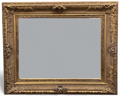Lot 38 - A large modern gilt framed rectangular wall...
