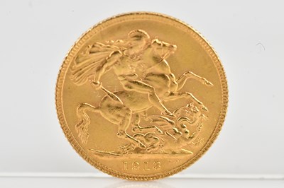 Lot 1040 - A George V full sovereign, 1913.