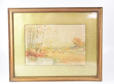 Lot 749 - R. B. WRIGHT ARCA; watercolour, rural...