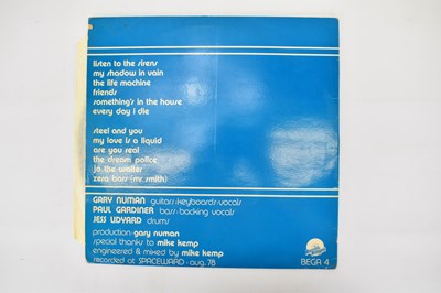 Lot 306 - GARY NUMAN; 'Tubeway Army' album on blue vinyl,...