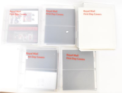 Lot 593 - Five Royal Mail First Day Cover albums with...