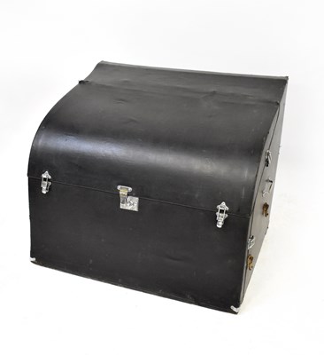 Lot 141 - BROOKS, LONDON; a rear outside leather luggage...