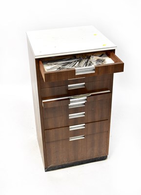 Lot 32 - A modern nine-drawer cabinet, the drawers of...