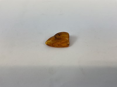 Lot 942 - An amber specimen with mosquito inclusion.