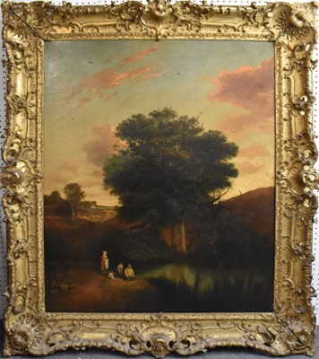 Lot 626 - UNATTRIBUTED; a very large 19th century oil on...