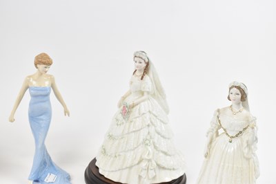 Lot 515 - Two Royal Worcester figurines of Queen...