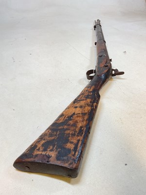 Lot 152 - A Brown Bess style conversion to percussion...