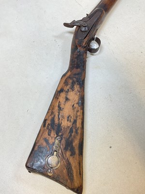 Lot 152 - A Brown Bess style conversion to percussion...