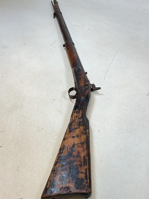 Lot 152 - A Brown Bess style conversion to percussion...