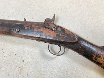 Lot 152 - A Brown Bess style conversion to percussion...