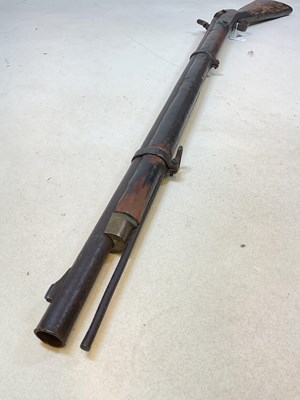 Lot 152 - A Brown Bess style conversion to percussion...